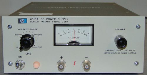 HP 6515A High Voltage Bench DC Power Supply 0-1600V