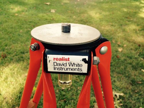 Realist David White Instruments Builders Tripod metal and wood