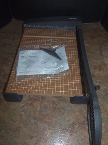 X-Acto Guillotine Wood Base Paper Trimmer Cutter 12&#034; Board Arts &amp; Crafts 26312