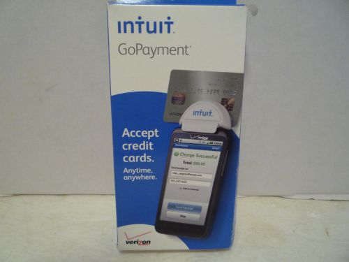NEW Intuit Mobile Card Reader Swiper Smartphone Iphone/iPad/Android Black Matte