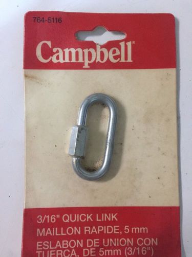 3/16&#034; reusable quick link by cooper campbell no. t7645116 for sale