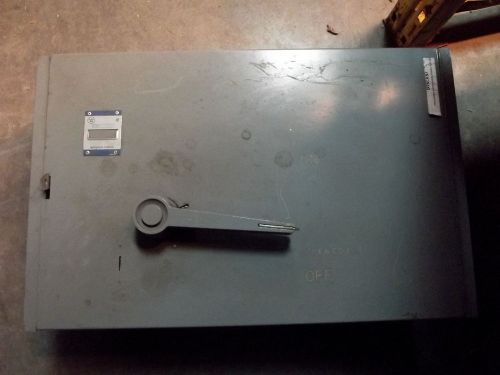 Westinghouse fdps365j 400a 600v fusible disconnect for sale