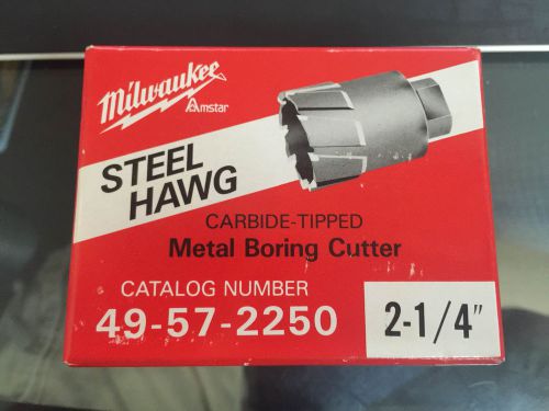 Milwaukee 2-1/4&#034; Steel Hawg Carbide- Tipped Metal Cutter # 49-57-2250