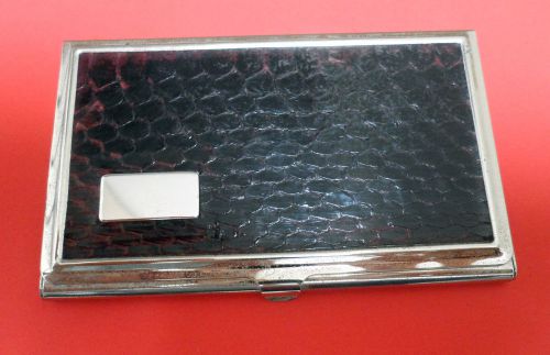 VERY RARE VINTAGE REED &amp; BARTON SILVER PLATE (689-S) BUSINESS/CREDIT CARD HOLDER