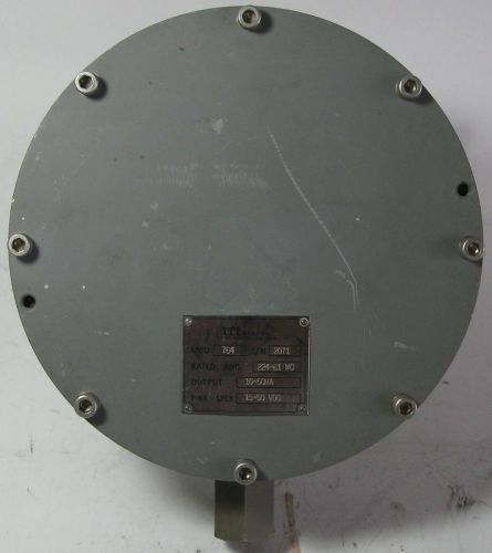 Itt barton differential pressure transmitter 10-50ma 764 usg for sale