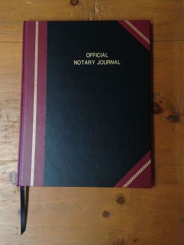 BookFactory Official Notary Journal Official Notary Log Book 50 State Journ