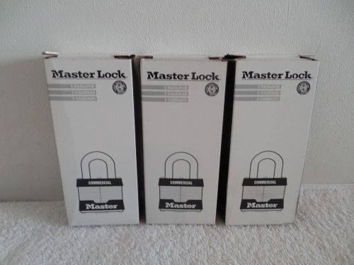 Lot Of 3 Master Lock Universal Pin Padlocks Commercial Series 1UPLJ