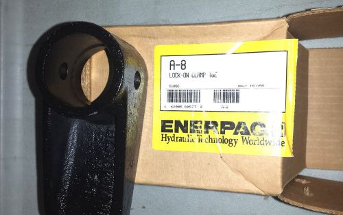 NEW ENERPAC A8 Lock On Clamp Toe, For 10 Ton Cylinders *FREE SHIPPING*