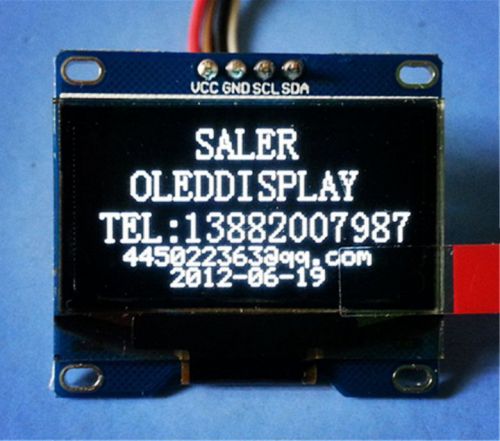 New 1.3&#034; 128*64 OLED Display Module IIC/I2C Serial For Arduino White