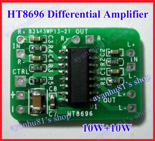 Differential Amplifier Board 10W+10W Class D Stereo Audio Amplifier AMP Module