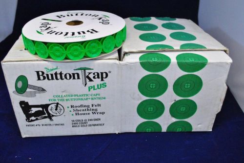 BUTTON KAP PLUS COLLATED Plastic Caps for the RN78134 2400 count