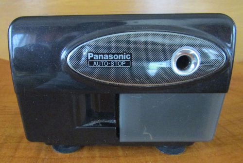 Panasonic Electric Pencil Sharpener Auto Stop Model kp-310 Black