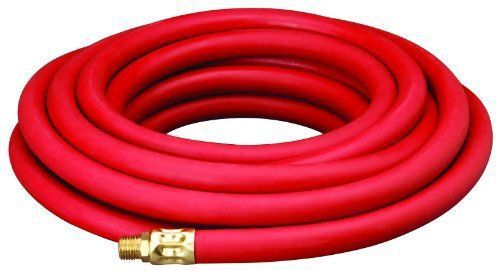 Amflo 552 25AE Red 300 PSI Rubber Air Hose 3 8 x 25 With 1 4 MNPT End Fittings