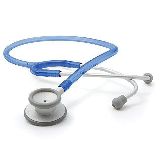 ADC ADSCOPE-Lite 609 Clinician Stethoscope, 31 inch, Frosted Royal Blue