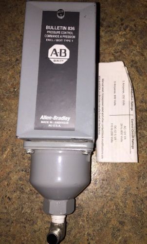 AB Allen Bradley 836-C3 A Ser A Pressure Controller