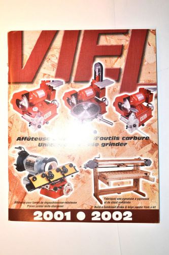 Viel canada catalog 2001-2002 lathe grinder sharpener  #rr414 english/french. for sale