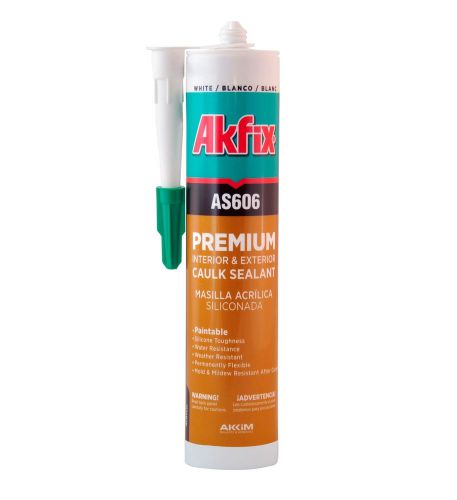 AKfix AS606 Premium Latex Caulk - 24 pack