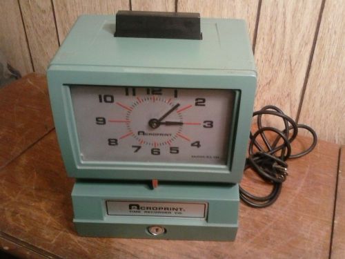 ACROPRINT TIME RECORDER MODEL 125NR4