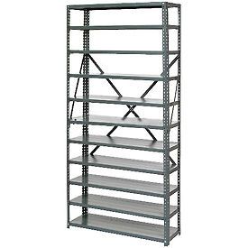 Open style steel shelf with 11 shelves, 36&#034;wx18&#034;dx73&#034;h for sale