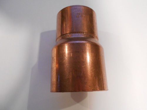 Copper 2&#034; x 1 1/2&#034; Long  Style Reducer Bushing - Solder - NEW