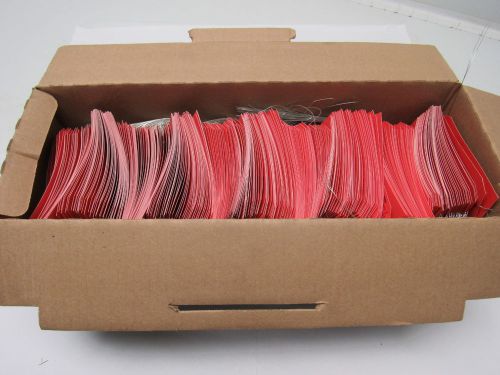 ULINE S-928PW #5 Inspection Tags - &#034;Rejected&#034; Pre-wired Broken Box Lot of 700