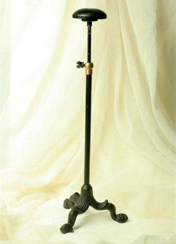 Antique Replica Victorian Hat Stand 21&#034; Inch Tabletop Display Black Iron