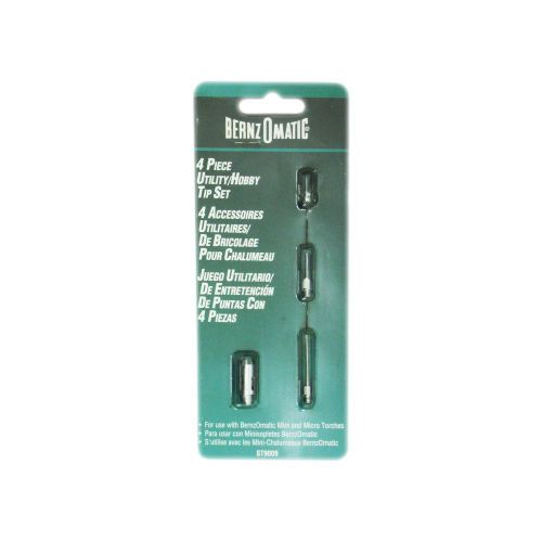 BernzOmatic Four Piece Tip Set for Mini and Micro Torches.