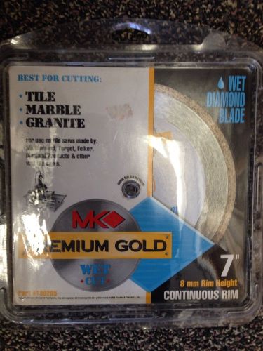 JSE#165- MK Premium Gold Wet Diamond Blade