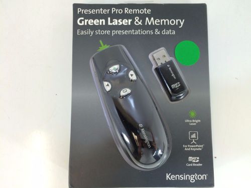 * Kensington B1437A Presenter Pro Remote Green Laser and Memory