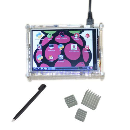3.5 inch b/b + lcd touch screen display module 320 x 480 for raspberry pi v3.0 e for sale