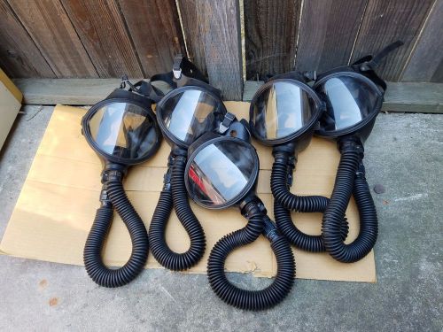 Lot Of Five Survivair Masks Oxygen Respirator easily convert for PERSONAL USE