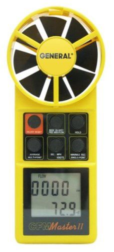General tools dcfm8906 digital air flow meter with cfm display for sale