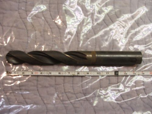 Taper length straight shank twist drill bit 1 13/32&#034; f b tools 14 3/4 inch oal m for sale