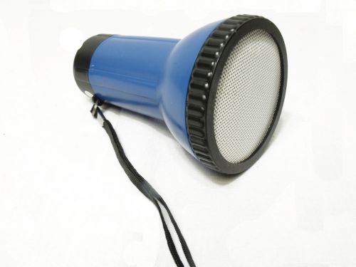 Portable Megaphone Microphone Adjustable Volume - Blue