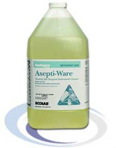 New Ecolab # 6023155 Asepti-Ware Liquid Enzymatic Cleaner, 1 Gallon