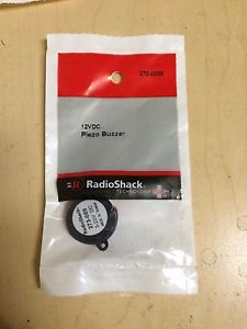 RadioShack  12 VDC (3-20VDC) 75dB Piezo Buzzer No. 273-0059