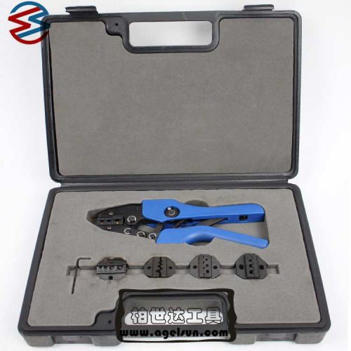 T03C-5D Coaxial Cable Crimping Tool Kits with 5 changeable die sets