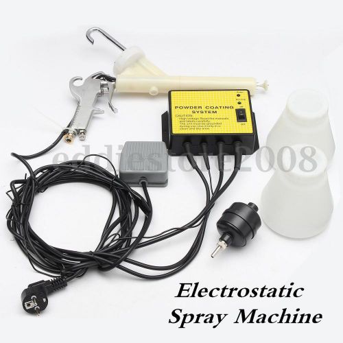 220V Portable Electrostatic PC02 Spray Paint Gun  Machine Powder Coating System