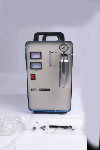 Portable Oxygen Hydrogen Water Welder Flame Polishing Machine Polisher H260 150L