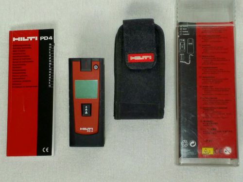 HILTI PD4 Laser range finder measure tape. For parts or repair. VERY CLEAN