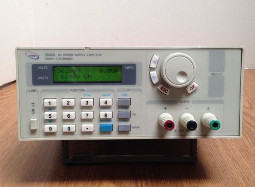 Array 3645a single-output programmable dc power supply source 0-36v, 3a for sale