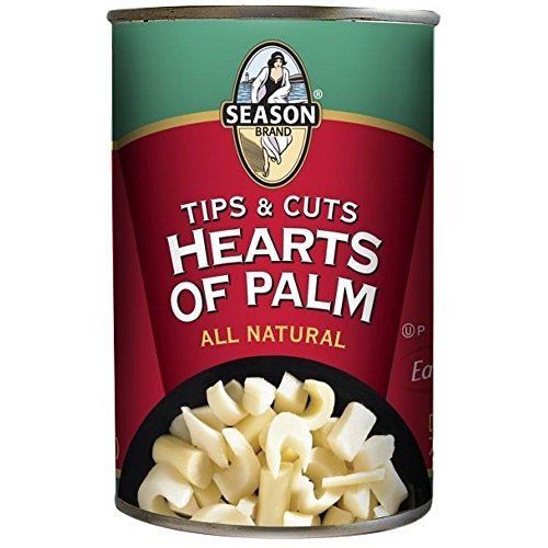 Season Tips and Cuts Hearts of Palm Vegetable, 14.1 Ounce --12 per case.