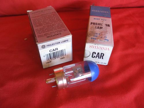 LOT OF 2 CAR PROJECTOR BULBS 150 WATTS 120V NEW ITEM OLD STOCK 15 HRS