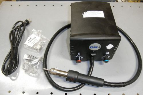 Oki hot air soldering station hct-900-11 surface mount boards 3439-01-c12-0359 for sale