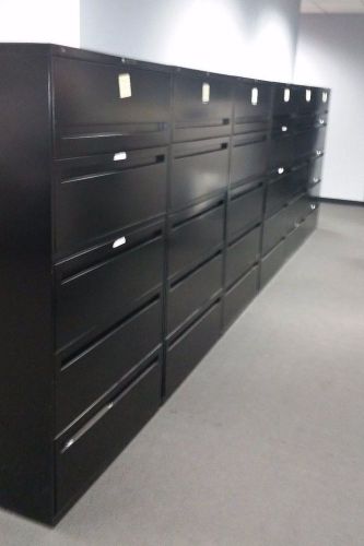 Lot of Six (6) HON Lateral Filing Cabinets