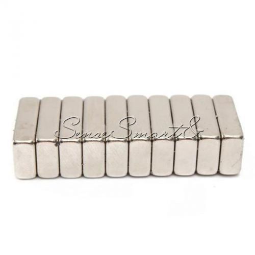 10PCS 20 x 10 x 5mm Strong Block 4mm Hole N50 Rare Earth Neodymium Magnets