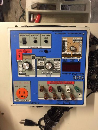 Dynatech Nevada 232D ECG Simulator Electrical Safety Analyzer