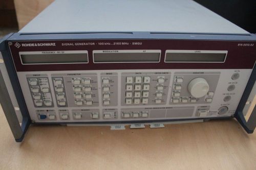 Rohde &amp; schwarz signal generator 100khz - 2160mhz - smgu 819.0010.52 for sale