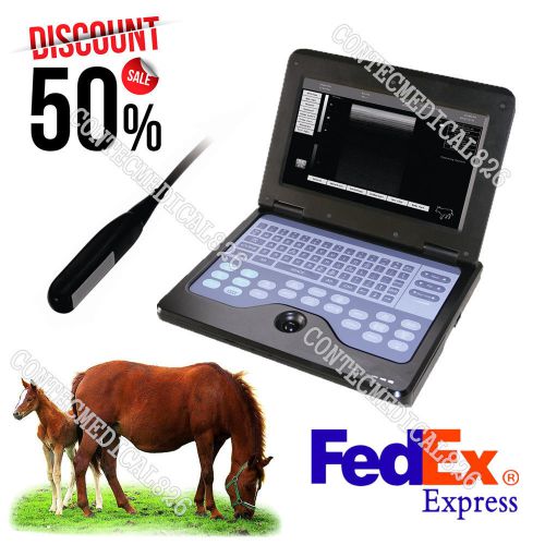 Promoted Veterinary Ultrasound Scanner Laptop Machine+Rectal Probe,US Seller,CE