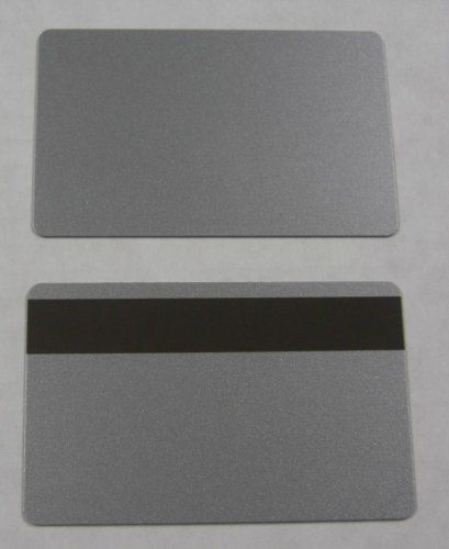 DataCard, Zebra, Fargo, Evolis, Magicard, NBS 100 CR80 30Mil Silver PVC Plastic